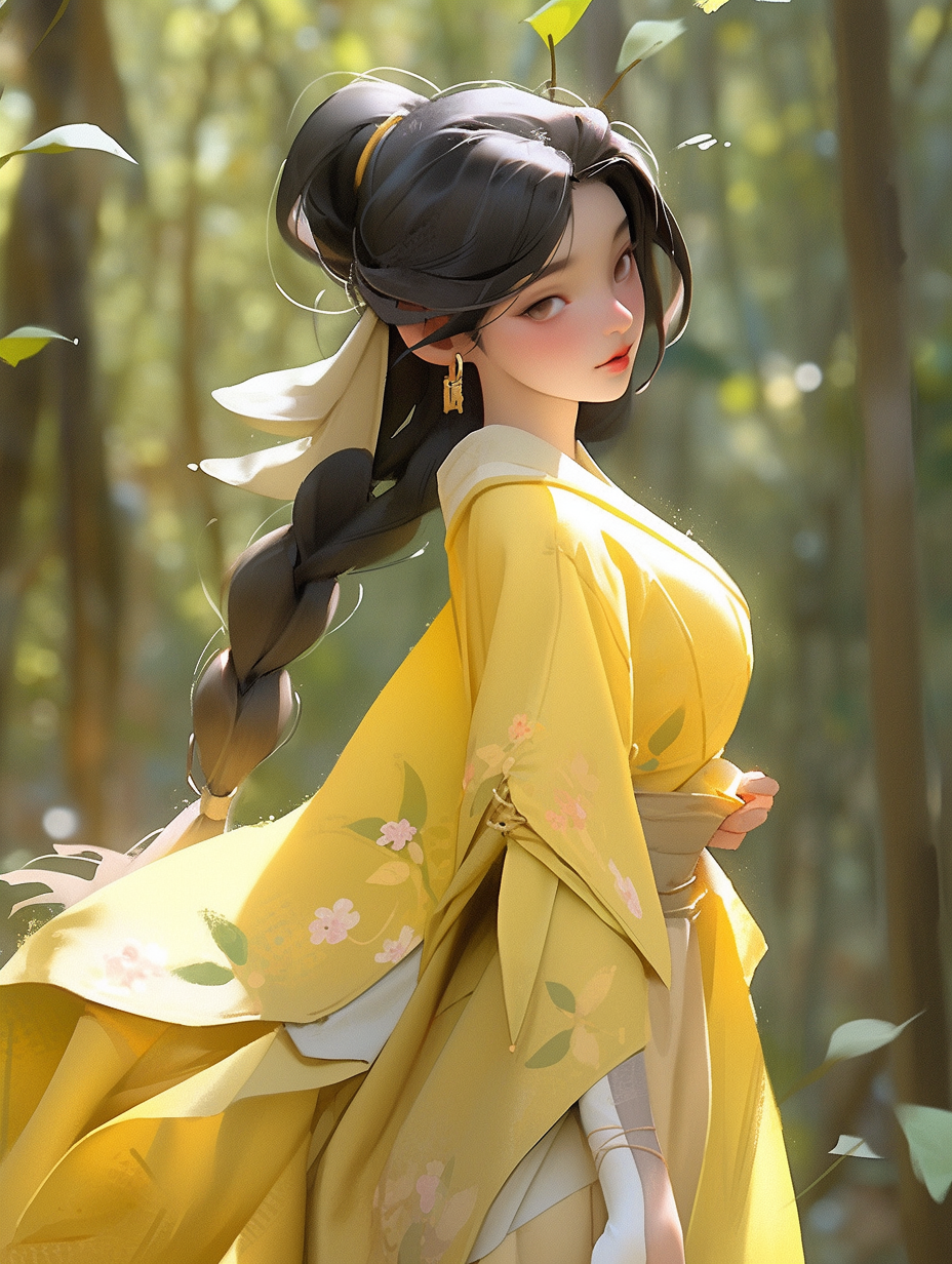 汉服女孩图片免费下载