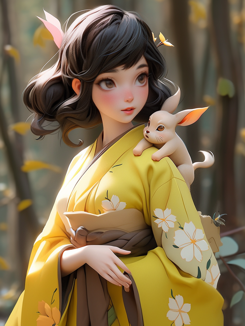 AI绘画古风美人图片