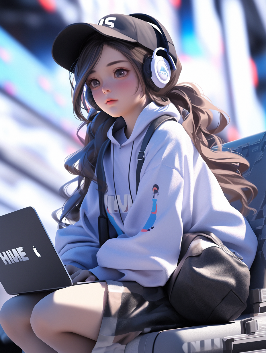 3D风格女孩图片免费下载