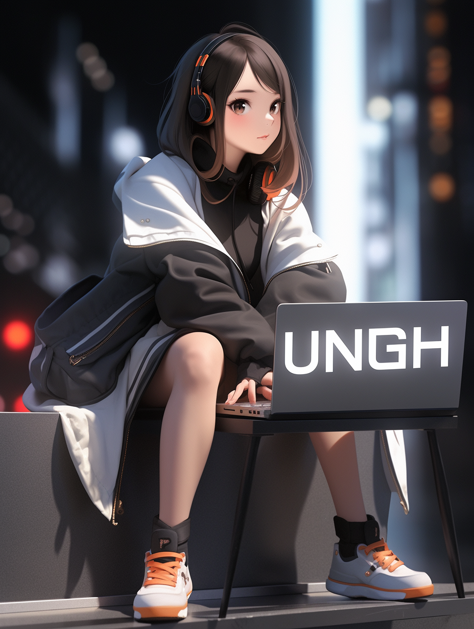 AI绘画3d女孩照片免费下载