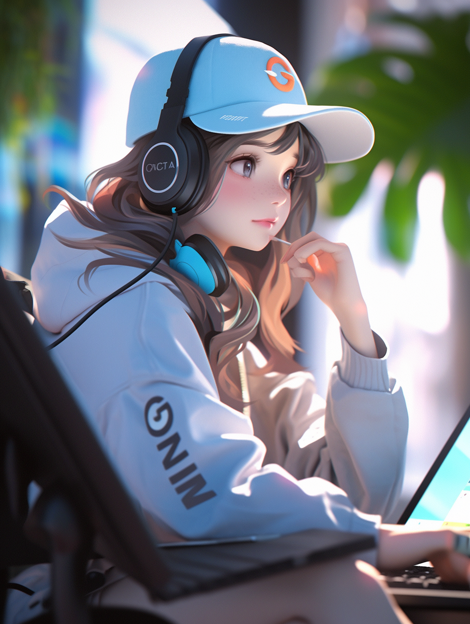 3d柔和渐变人物图片免费下载