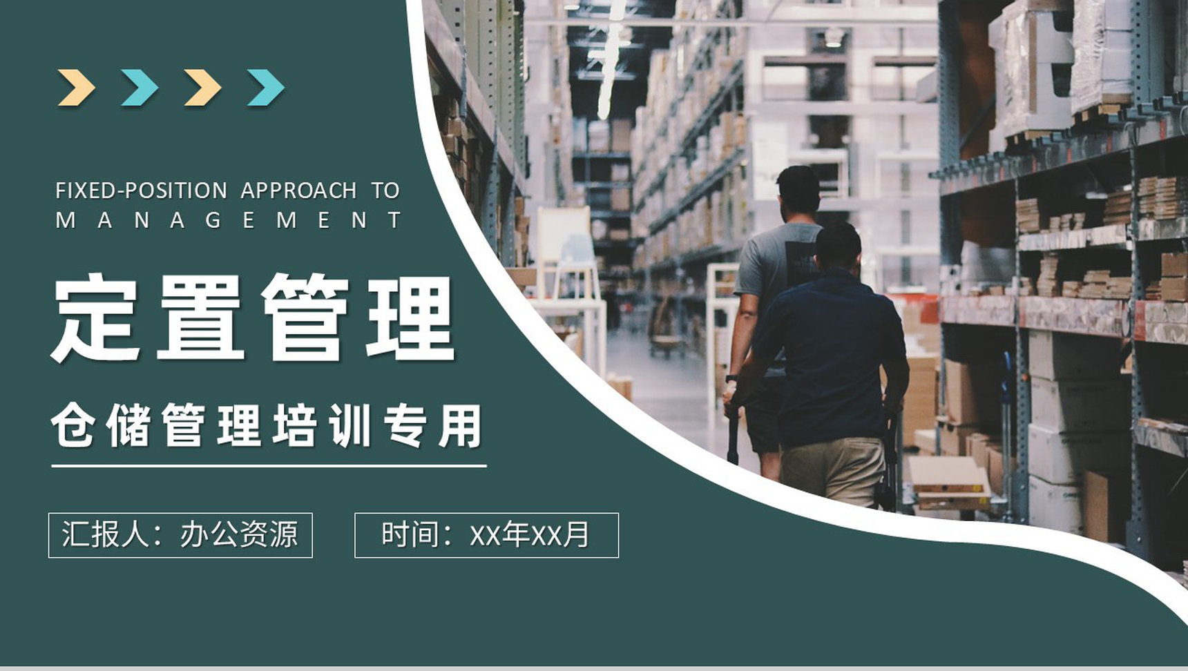 定置管理核心内容总结仓储管理工作培训课件PPT模板