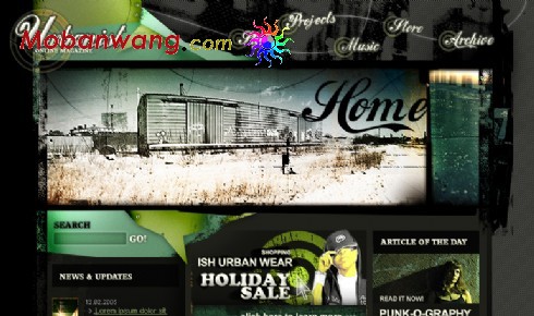 城市规划专家网页模板