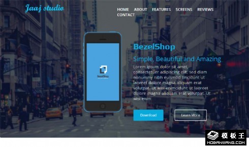 APP开发设计公司响应式网页模板