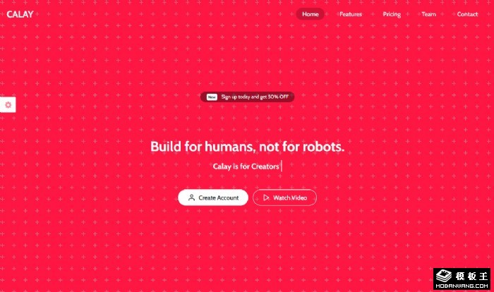 产品功能业务发展网页模板