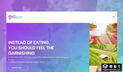 项目产品说明响应式网页模板