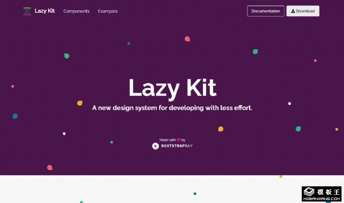 UI组件合集网页模板