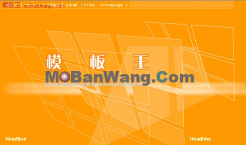 欧美个性网页模版