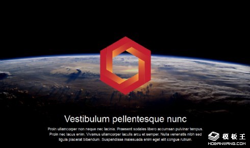 产品介绍着陆页响应式网页模板