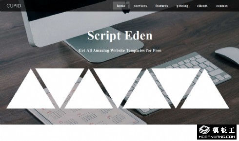 功能服务价格展示响应式网页模板