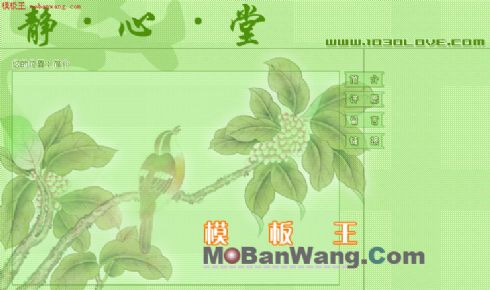 静心堂个人主页模板