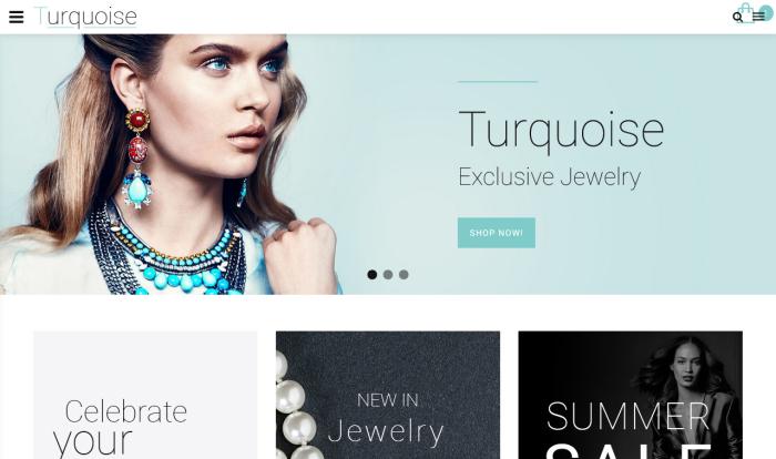 高端珠宝电商网站模板