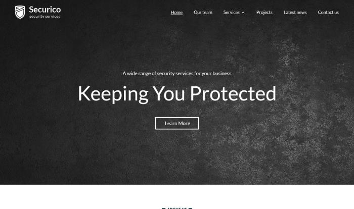 企业网络安全咨询顾问网站模板