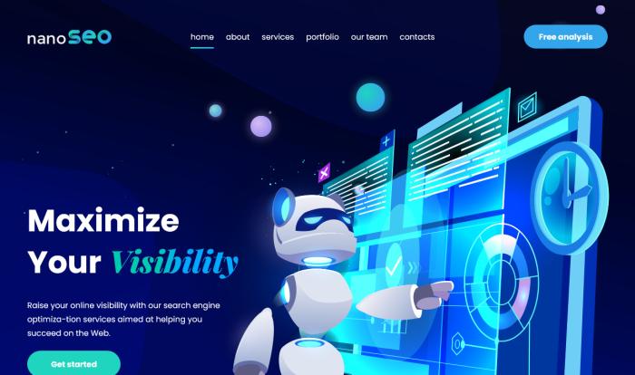 SEO营销单页面模板