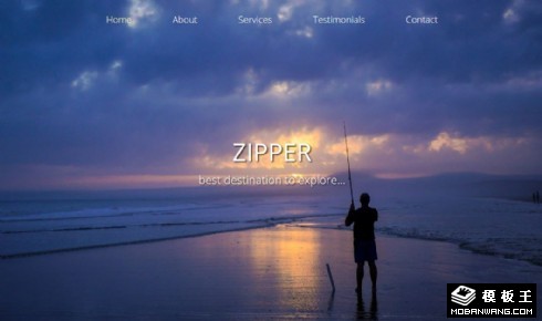 探索发现动态展示响应式网页模板