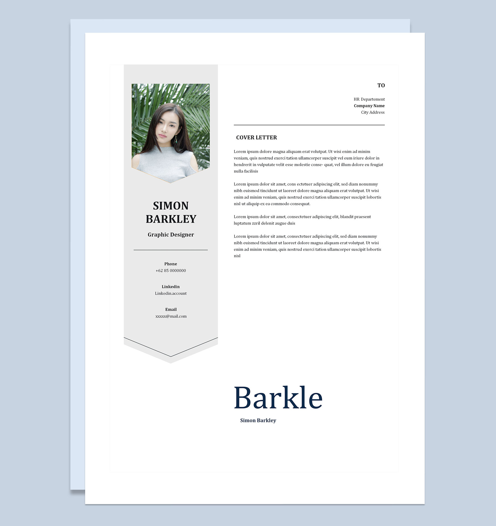 外企通用平面设计师求职简历Word模板