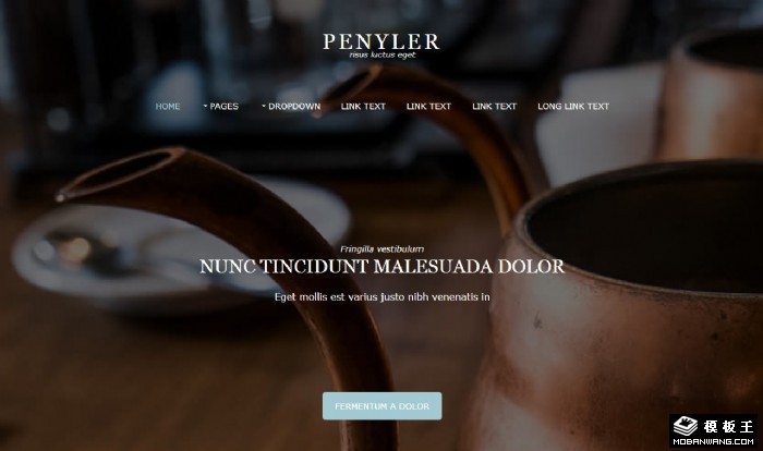 休闲发现动态网页模板