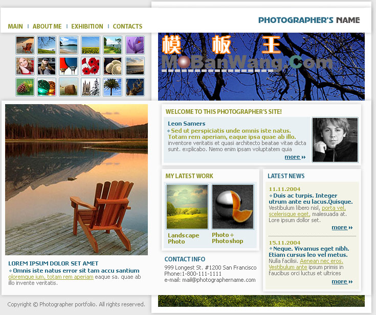 优秀图片网_欧美网页模板