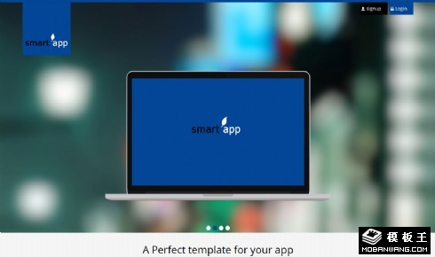 智能跨屏应用程序网页模板
