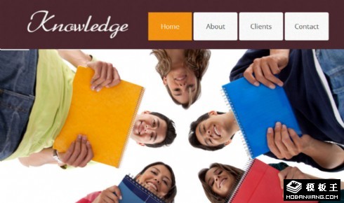知识学习教育网页模板