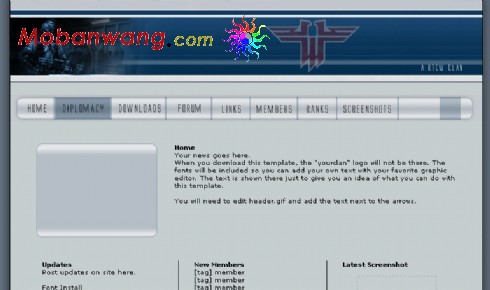 重返德军总部游戏网页模板