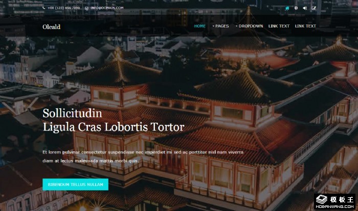 古城信息服务网页模板