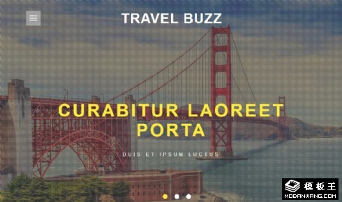 旅行顾问服务响应式网页模板