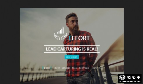 商务办公服务响应式网页模板