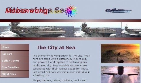 海军军事网页模板