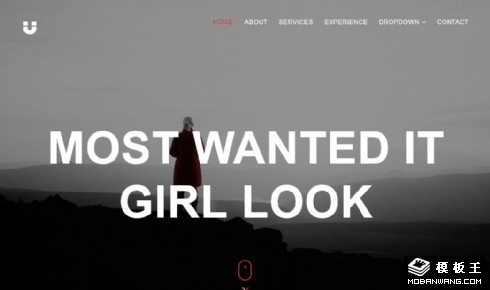 创意项目动态展示响应式网页模板